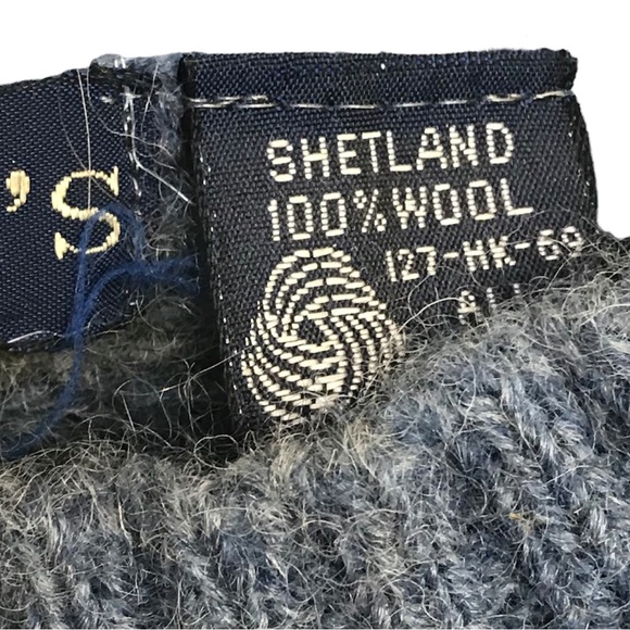 Vintage Joske’s Shetland 100% Wool Sweater Size XL - Picture 4 of 5